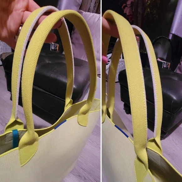 Rothy's The Lightweight Tote, Lemon Lime - Picture 10 of 16
